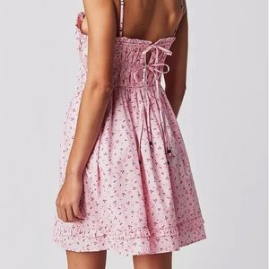Free people gaby mini dress pink